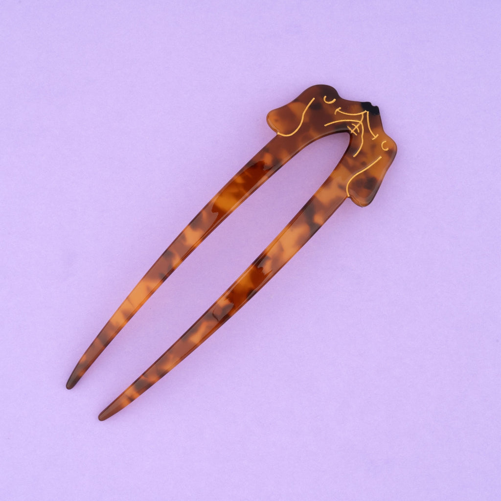 Pic à cheveux Bisou Teckels - COUCOU SUZETTE