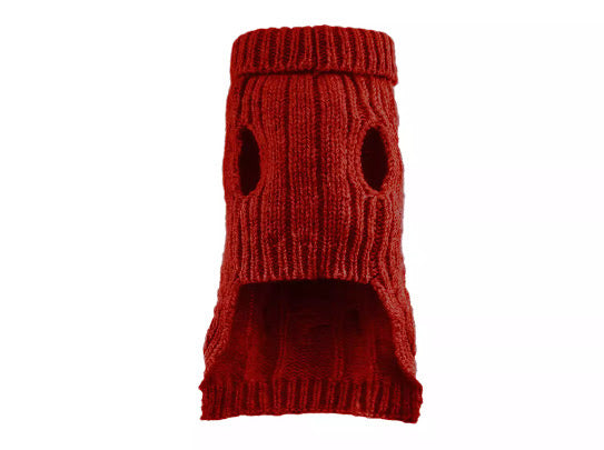 Pull en laine rouge Aspen - BOWL & BONE REPUBLIC