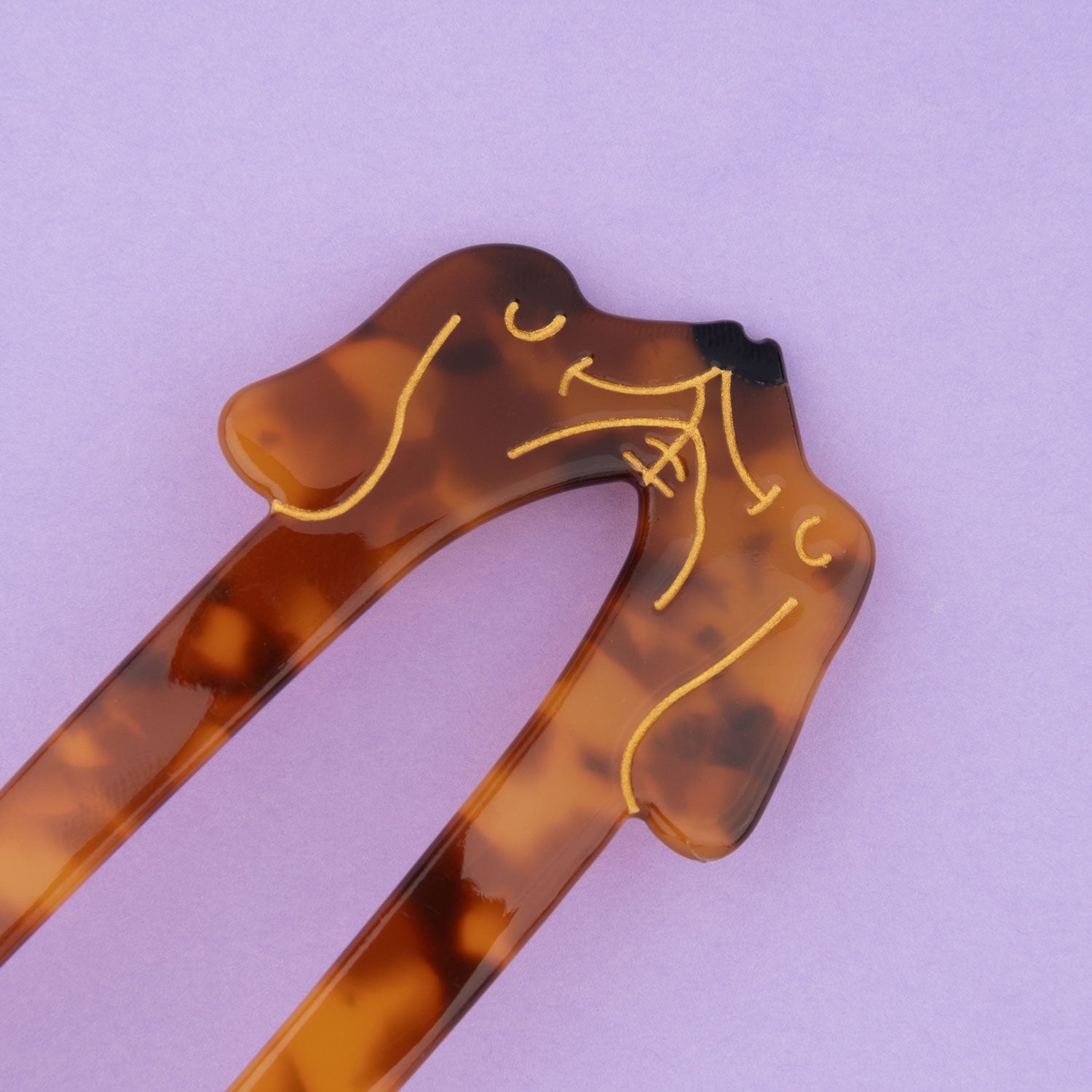 Pic à cheveux Bisou Teckels - COUCOU SUZETTE