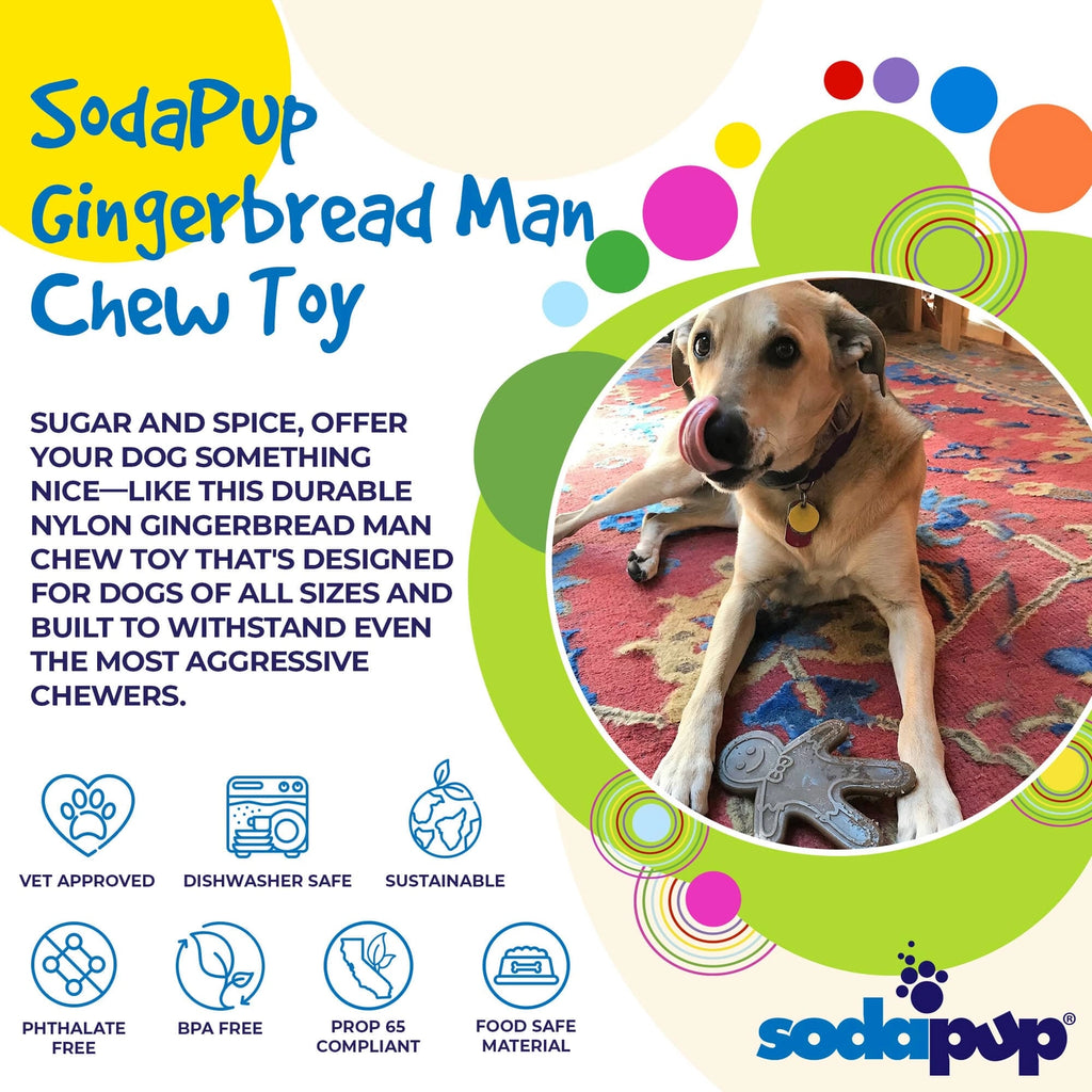 Jouet à mâcher Gingerbread Man - SODA PUP