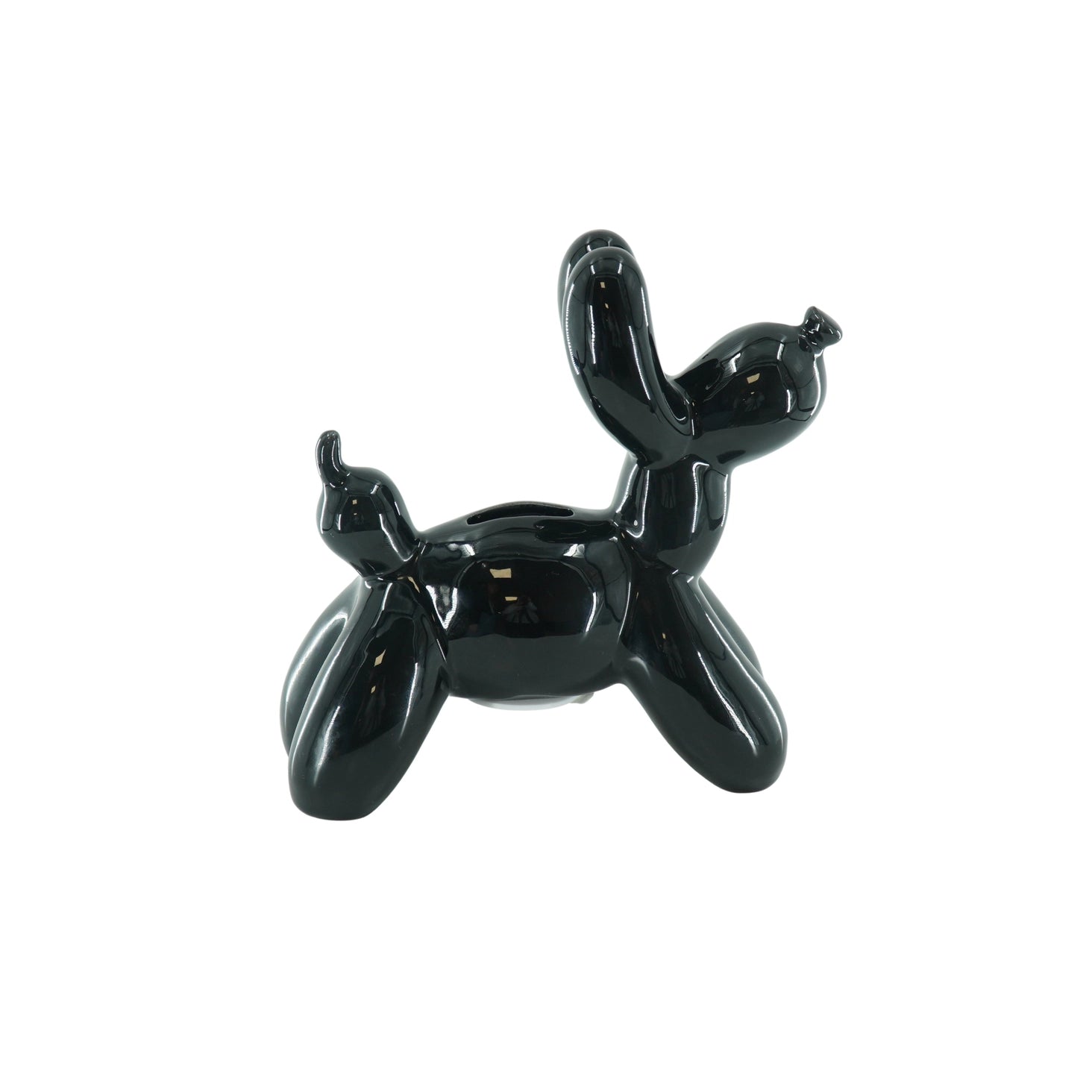 Tirelire chien ballon noir - HOUSEVITAMIN