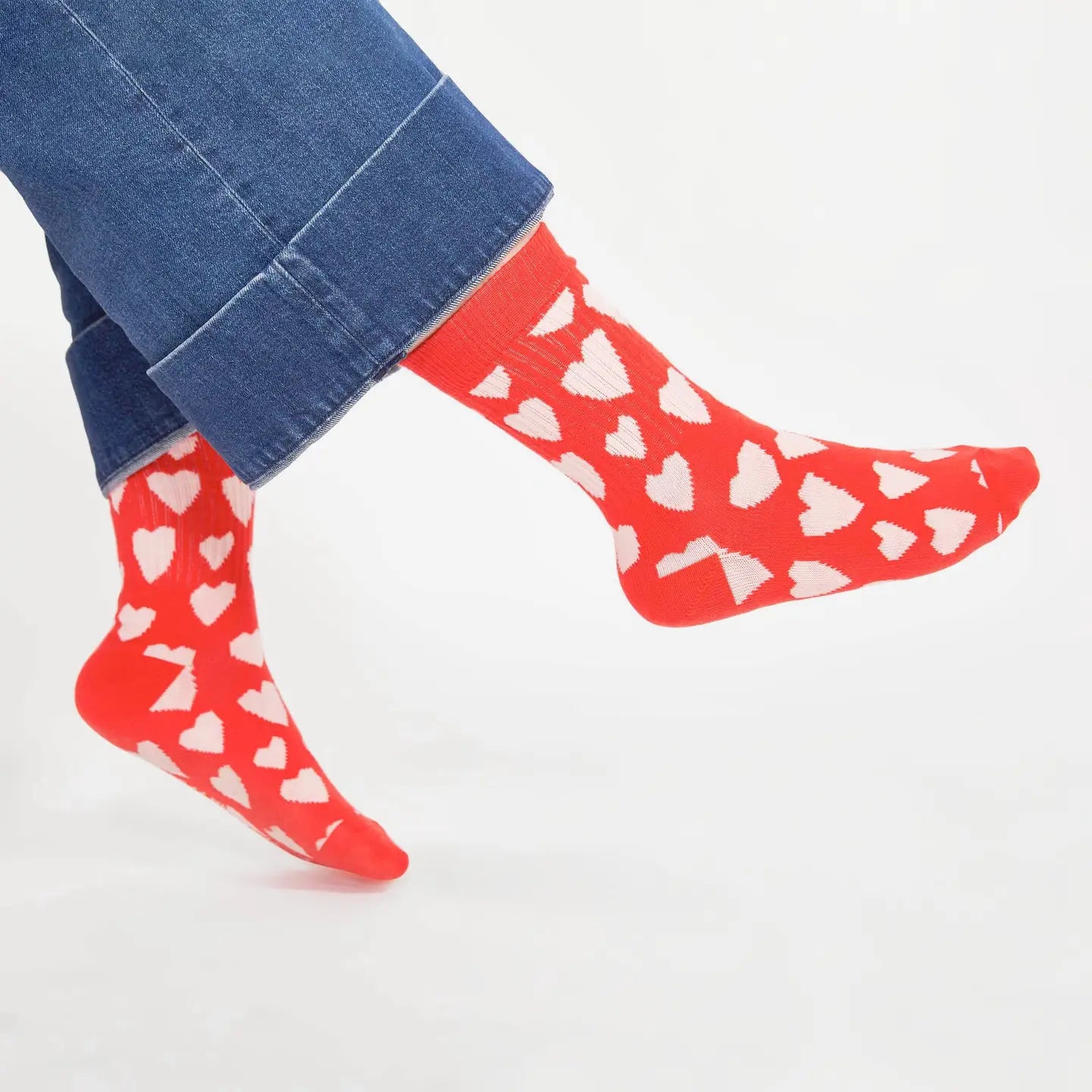 Chaussettes coeurs - THE FURRY FOLKS