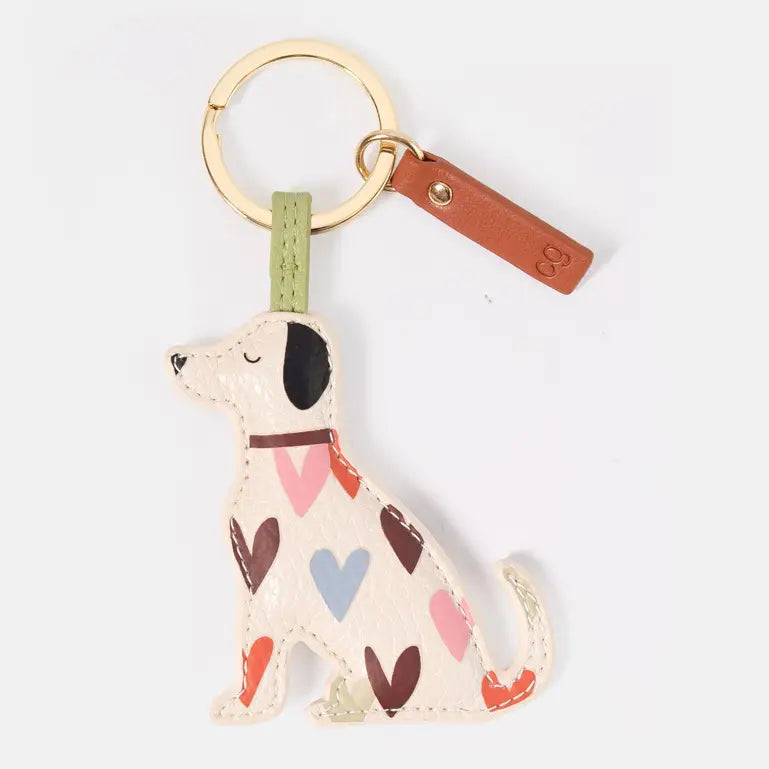 Porte-clés Labrador Petits Coeurs- CAROLINE GARDNER