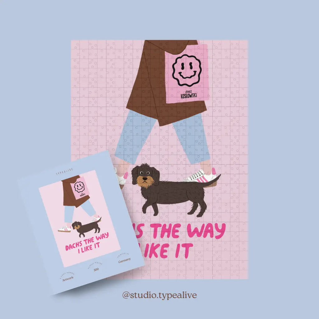 Puzzle "Dachs the way I like it" - TYPEALIVE