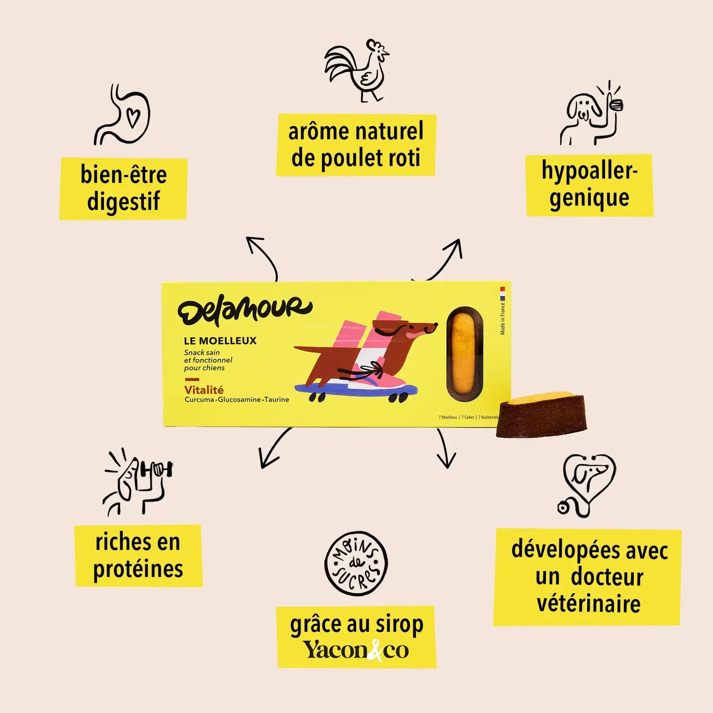 Pâtisseries Le Moelleux - Energie & vitalité - DELAMOUR