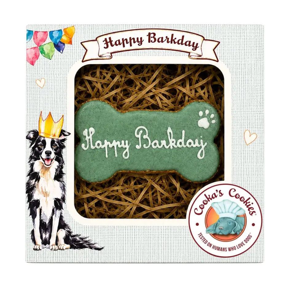 Joyeux Barkday - Friandise d'anniversaire - COOKA'S COOKIES