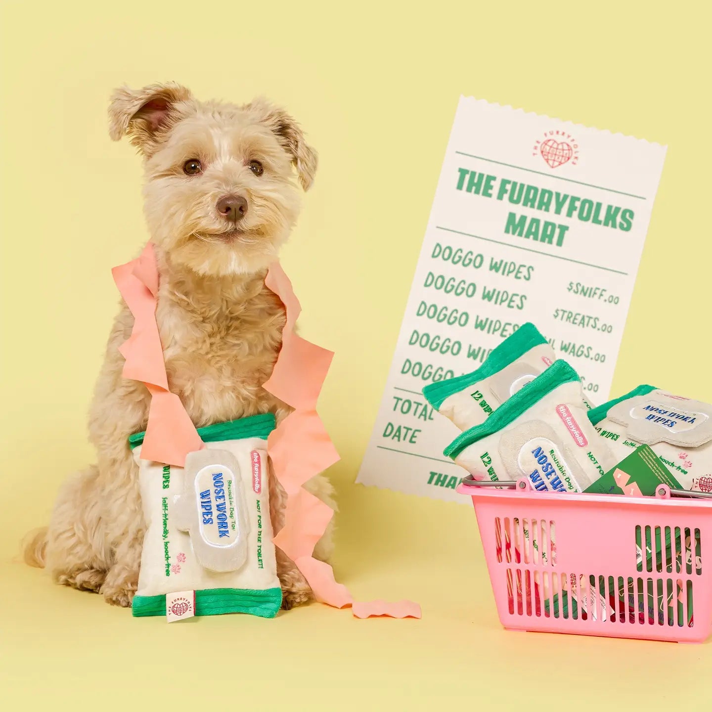 Jouet lingettes - THE FURRYFOLKS