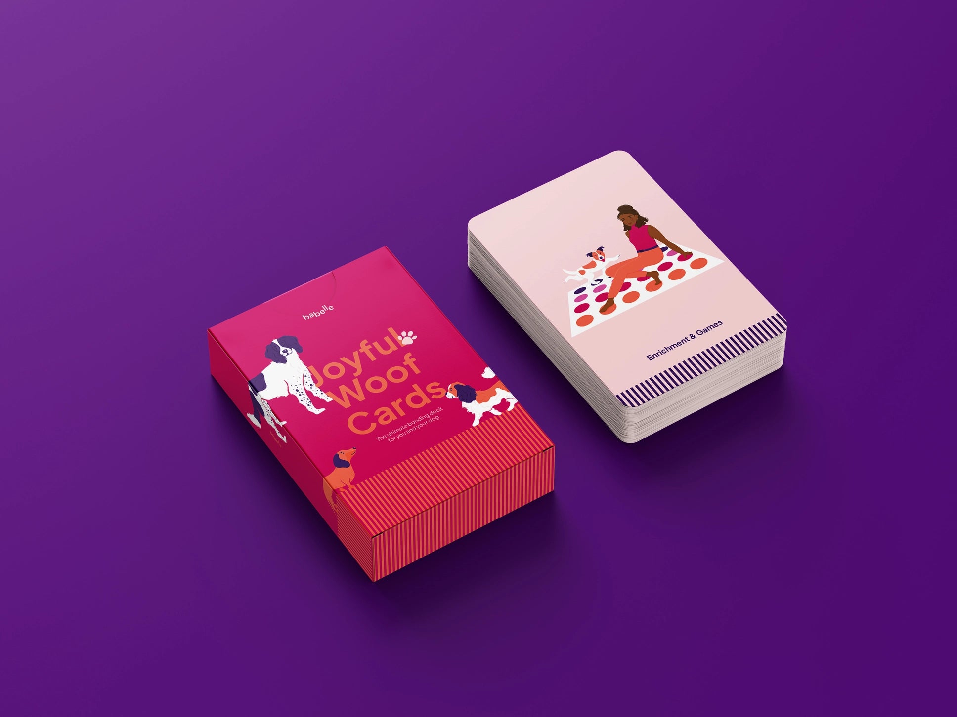 Joyful Woof Card Game - BABELLE FOR DOGS