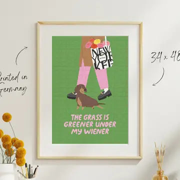 Puzzle "The grass is greener under my wiener" - TYPEALIVE