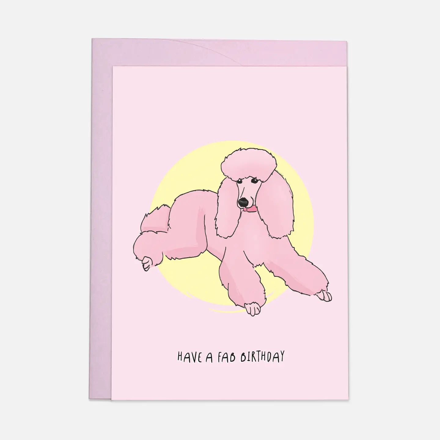 Carte "Have a fab birthday" - KAART BLANCHE