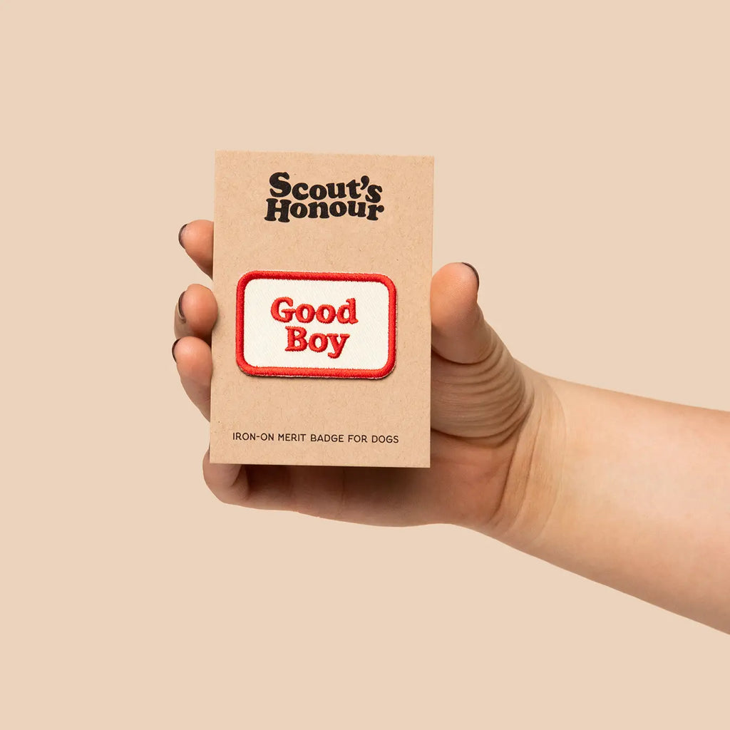 Iron-on merit badge GOOD BOY - SCOUT'S HONOUR