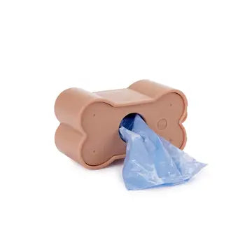 Distributeur de sacs en forme de biscuit beige - BALVI