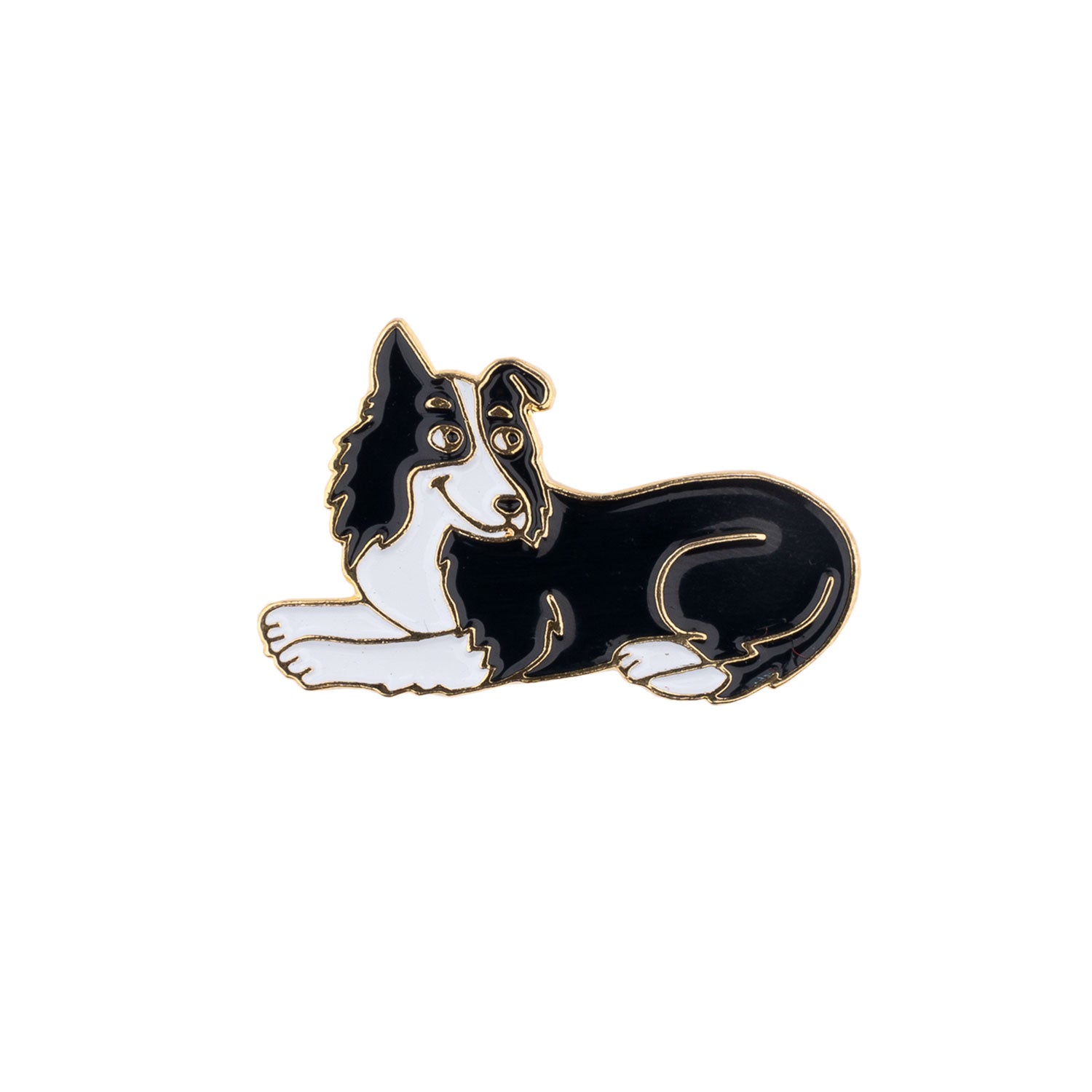 Border Collie Pin - HELLO SUZETTE