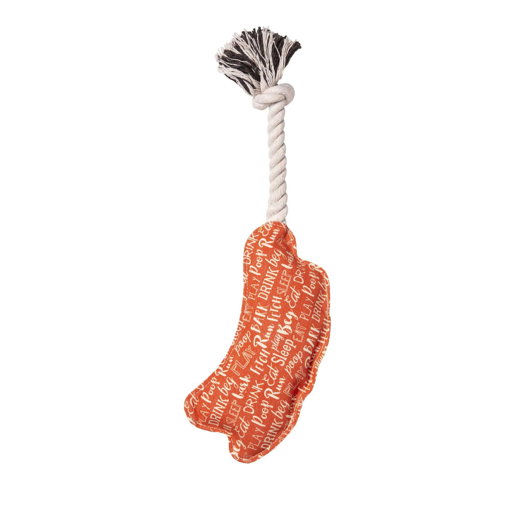 Jouet en corde hot dog - SPECKLE'S & SPOT