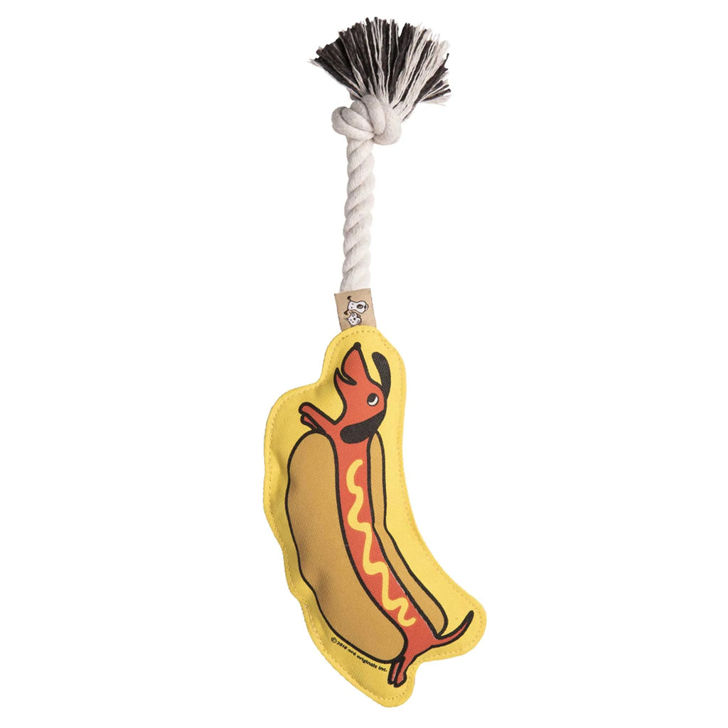 Jouet en corde hot dog - SPECKLE'S & SPOT