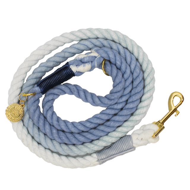 Laisse en corde - Bleu - PATA PAWS