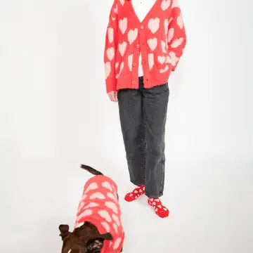 Chaussettes coeurs - THE FURRY FOLKS