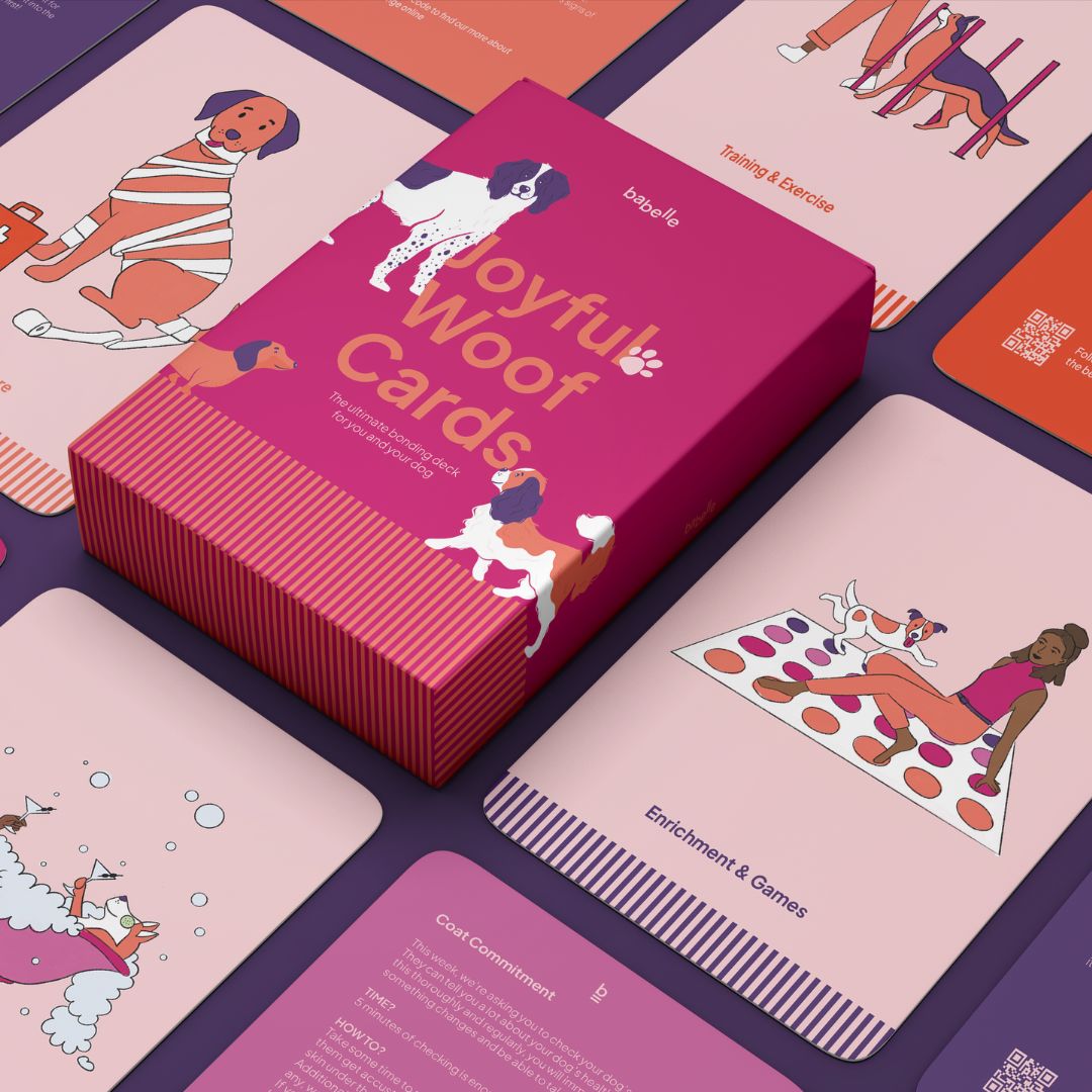 Joyful Woof Card Game - BABELLE FOR DOGS