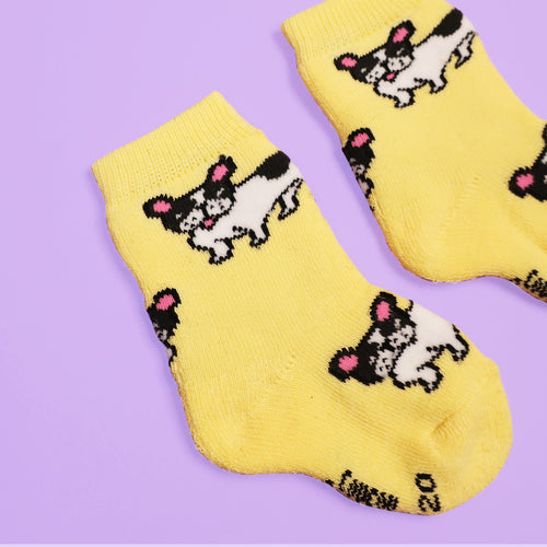 Chaussettes Bouledogue Français enfant 24/26 - COUCOU SUZETTE