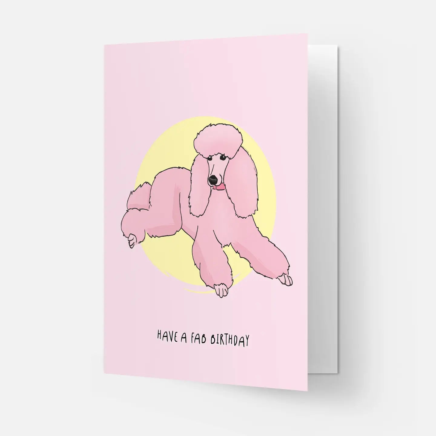 Carte "Have a fab birthday" - KAART BLANCHE