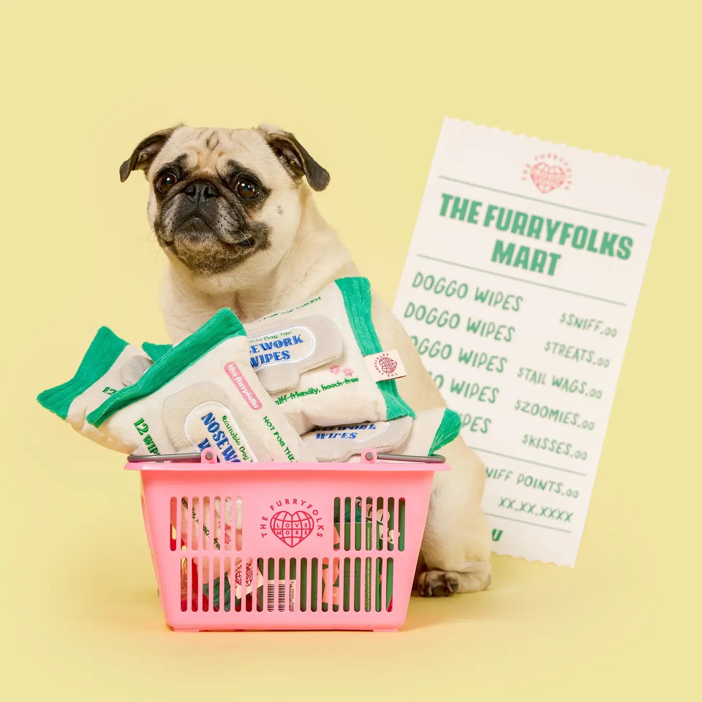 Jouet lingettes - THE FURRYFOLKS