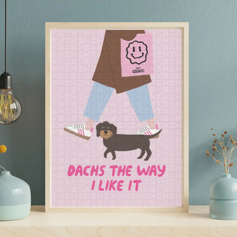 Puzzle "Dachs the way I like it" - TYPEALIVE
