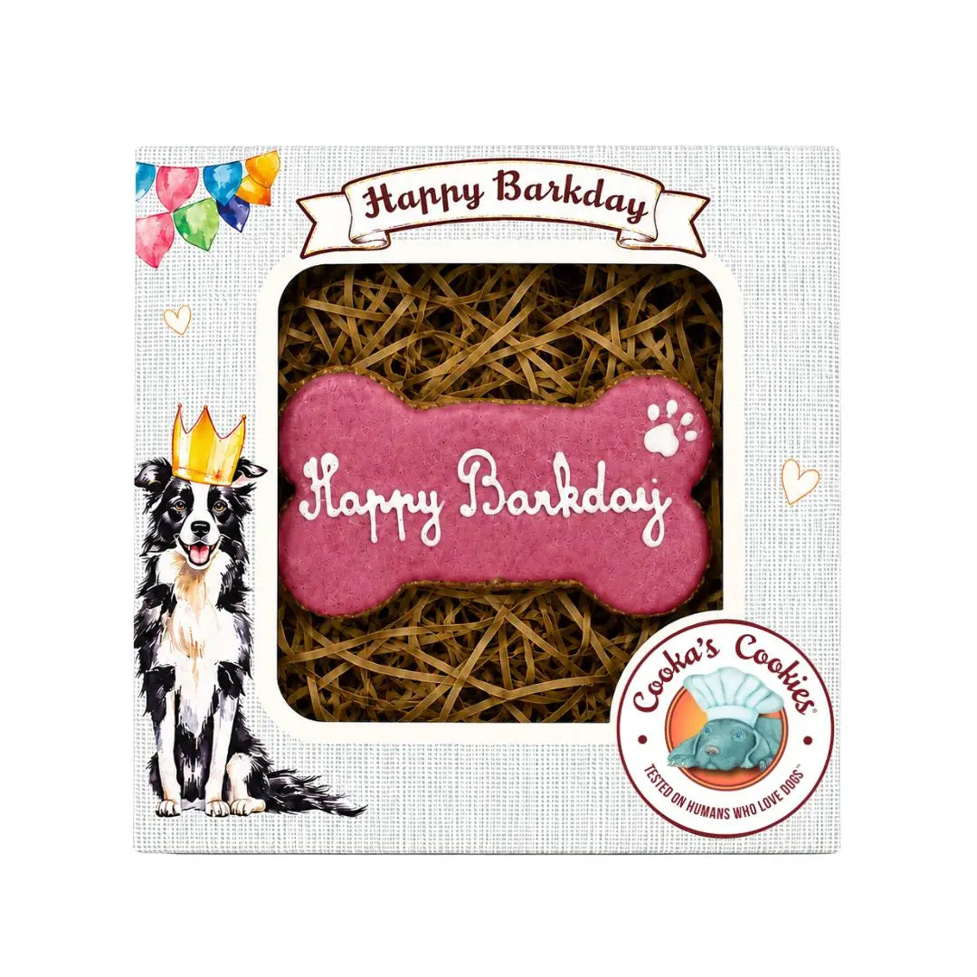 Joyeux Barkday - Friandise d'anniversaire - COOKA'S COOKIES