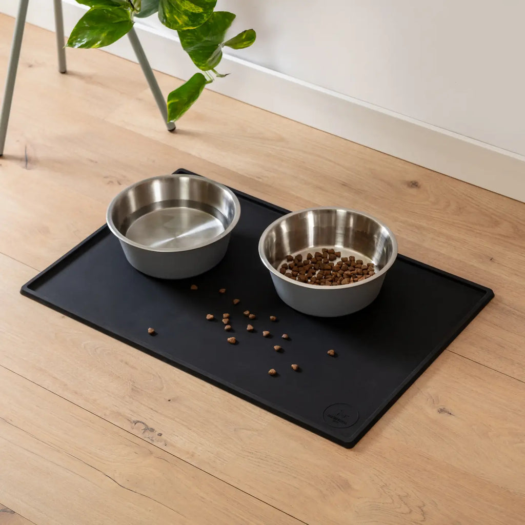 Grand tapis de repas noir - PARK LIFE DESIGN