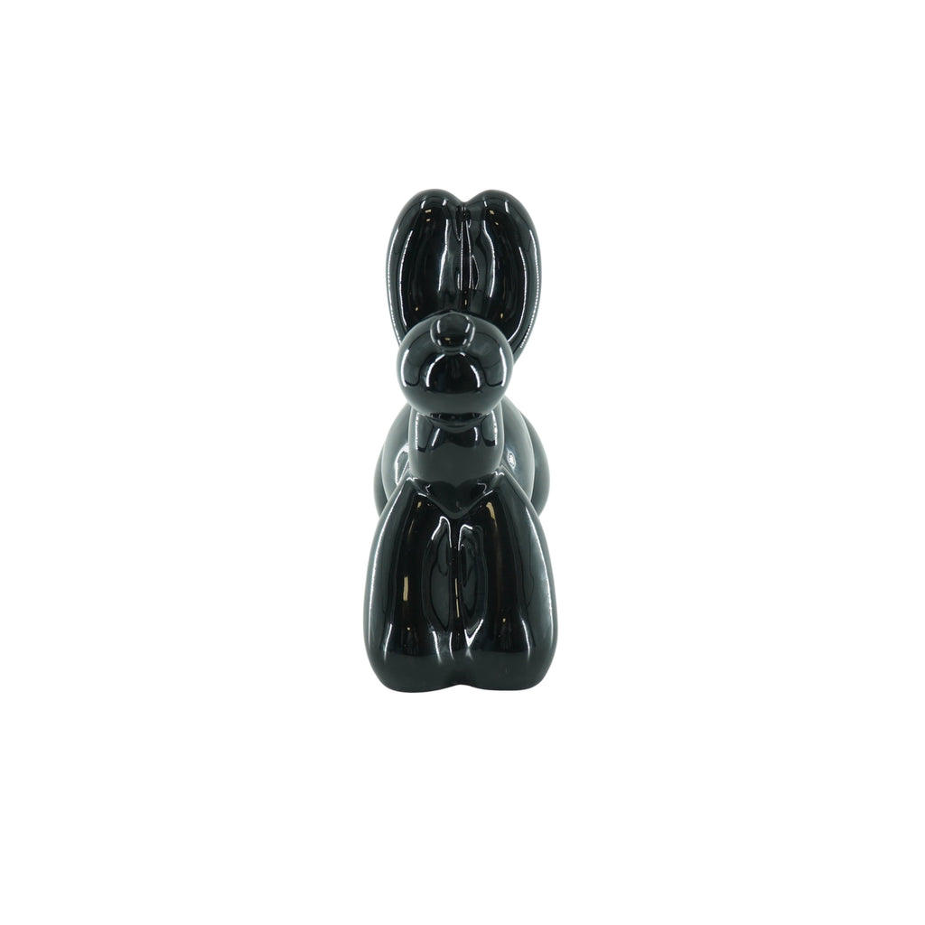 Tirelire chien ballon noir - HOUSEVITAMIN