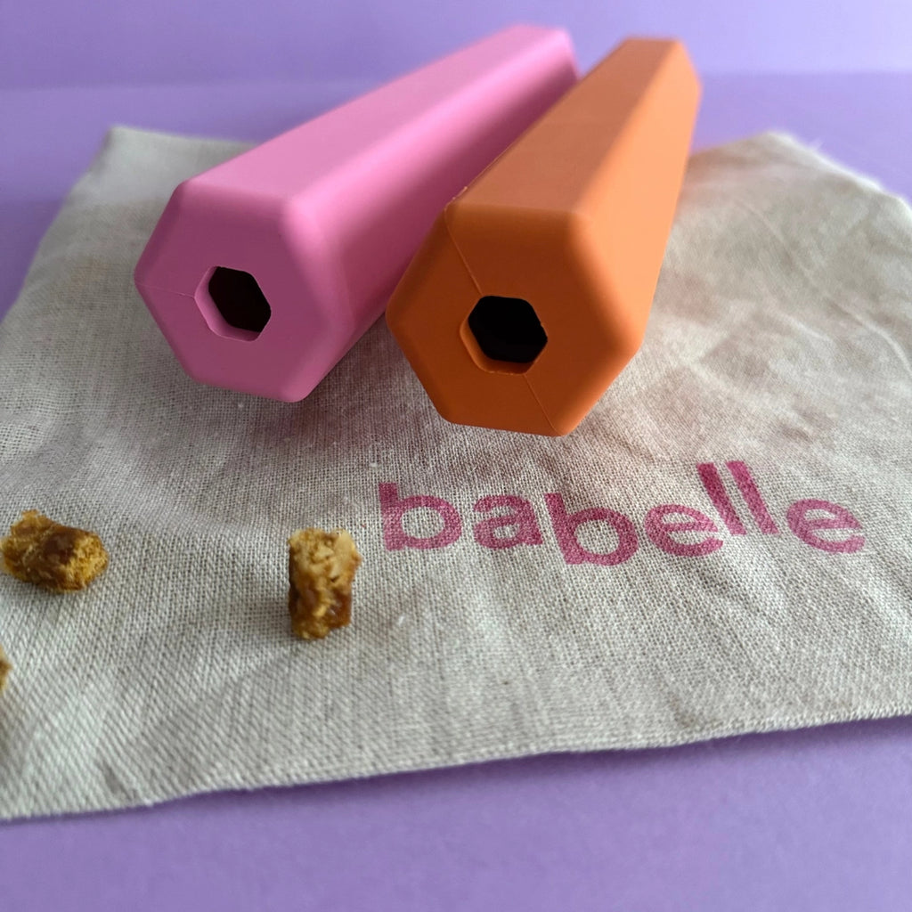 Tube à friandises orange - BABELLE FOR DOGS