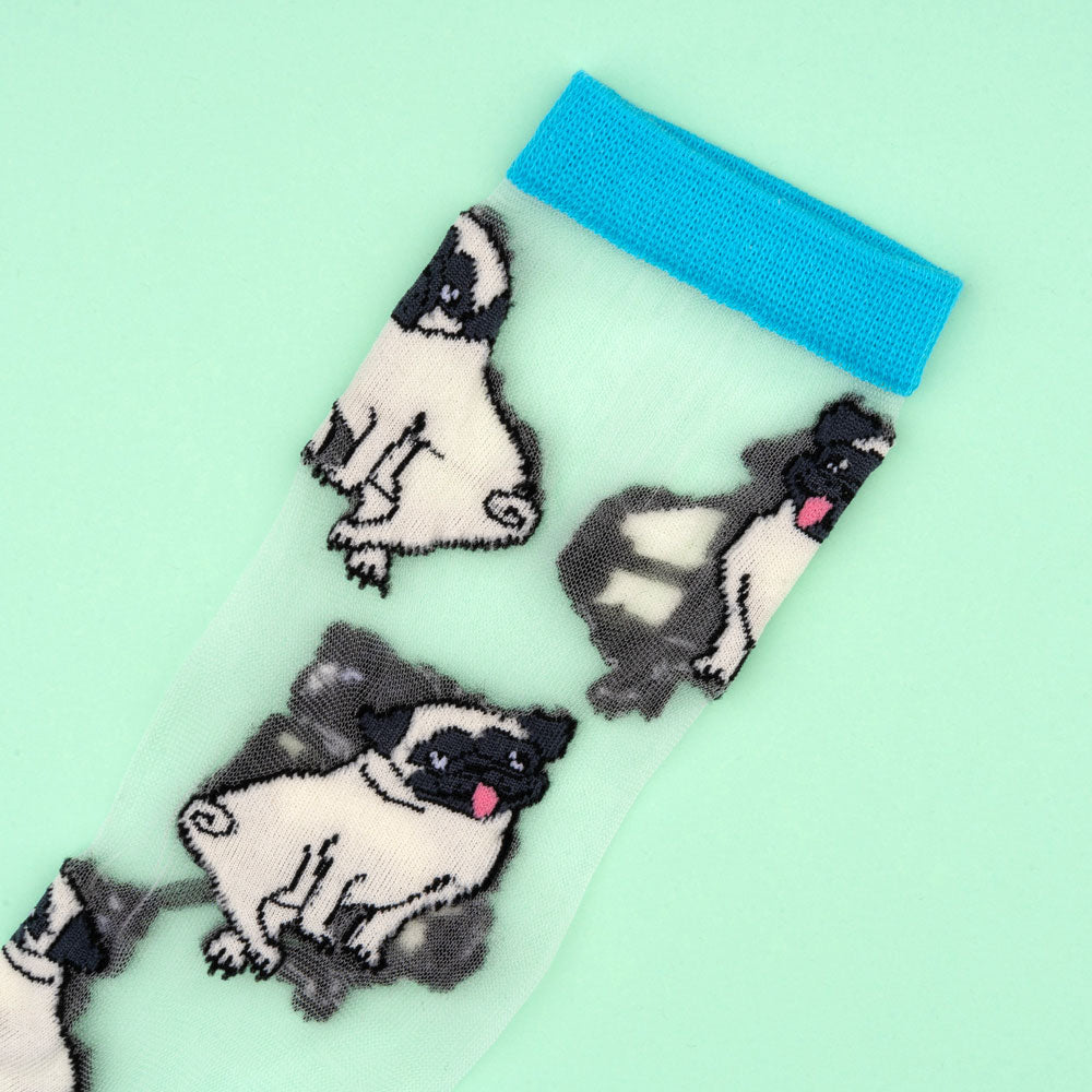Sheer Pug Socks - COUCOU SUZETTE