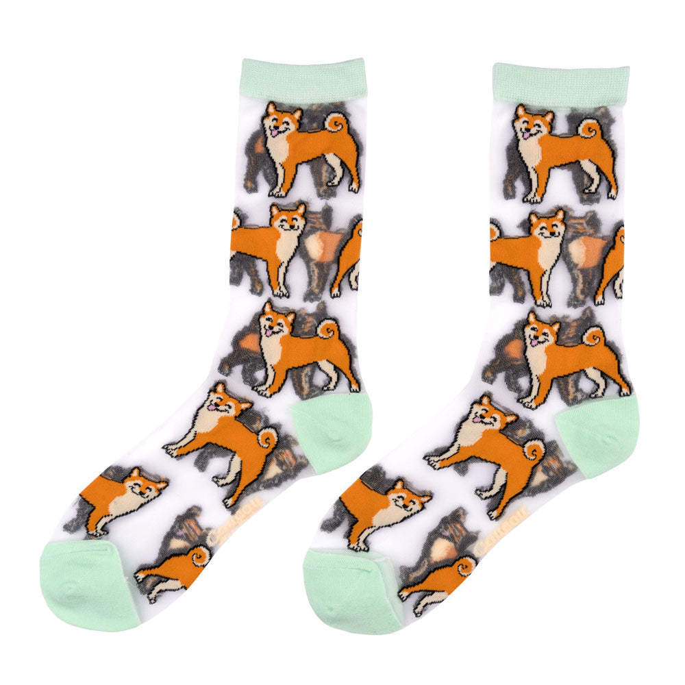 Chaussettes transparentes Shiba - COUCOU SUZETTE