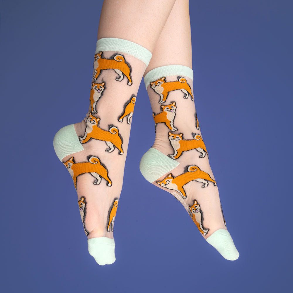 Chaussettes transparentes Shiba - COUCOU SUZETTE