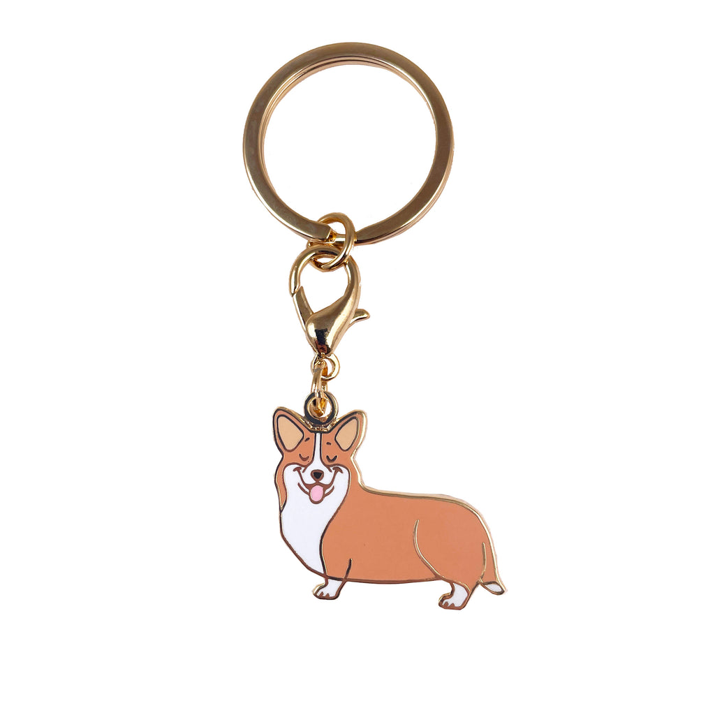 Médaille porte-clés Corgi - COUCOU SUZETTE