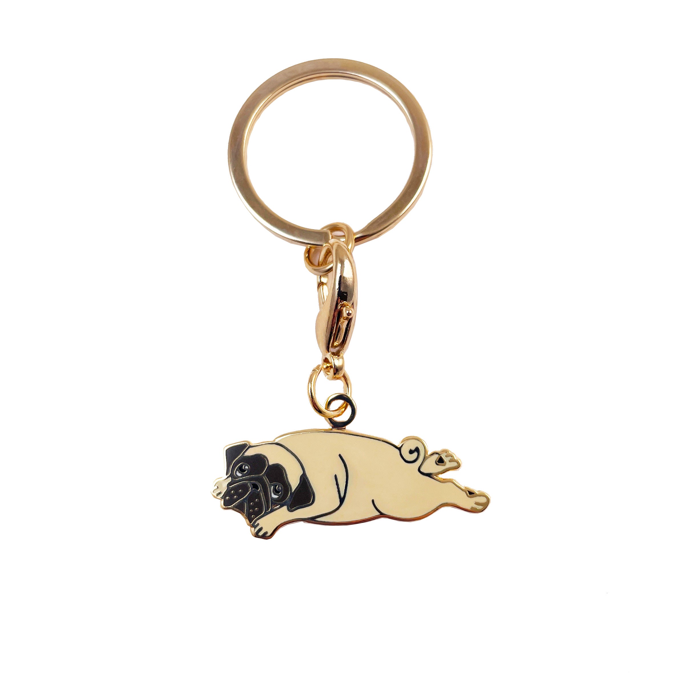 Pug keychain medal - COUCOU SUZETTE