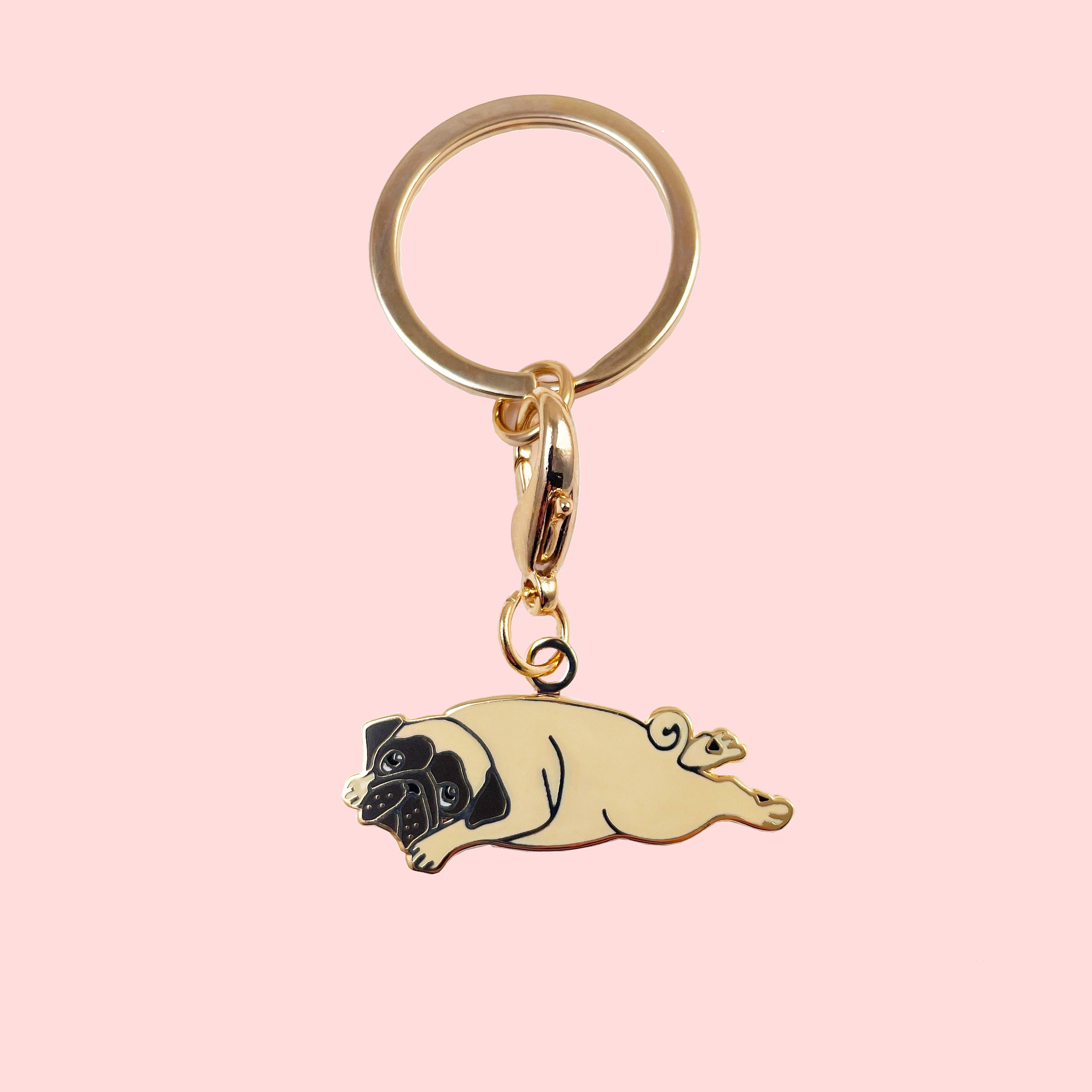 Pug keychain medal - COUCOU SUZETTE