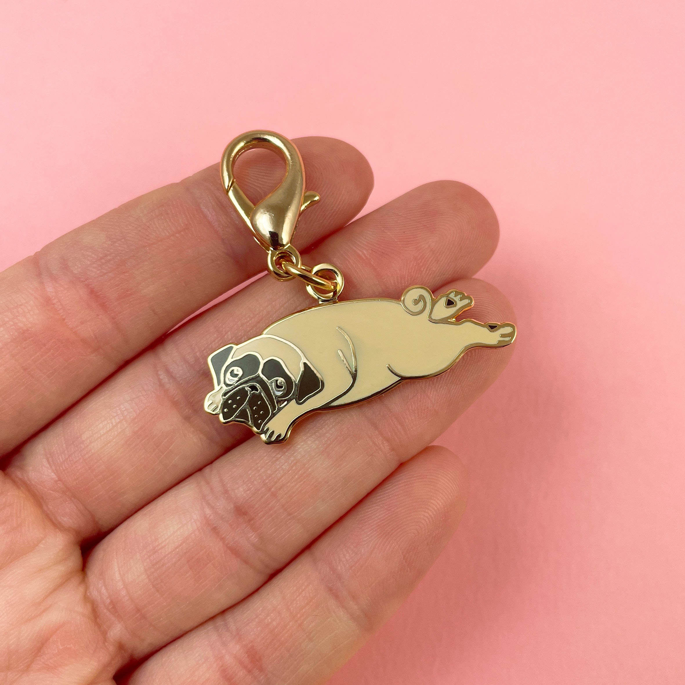Pug keychain medal - COUCOU SUZETTE
