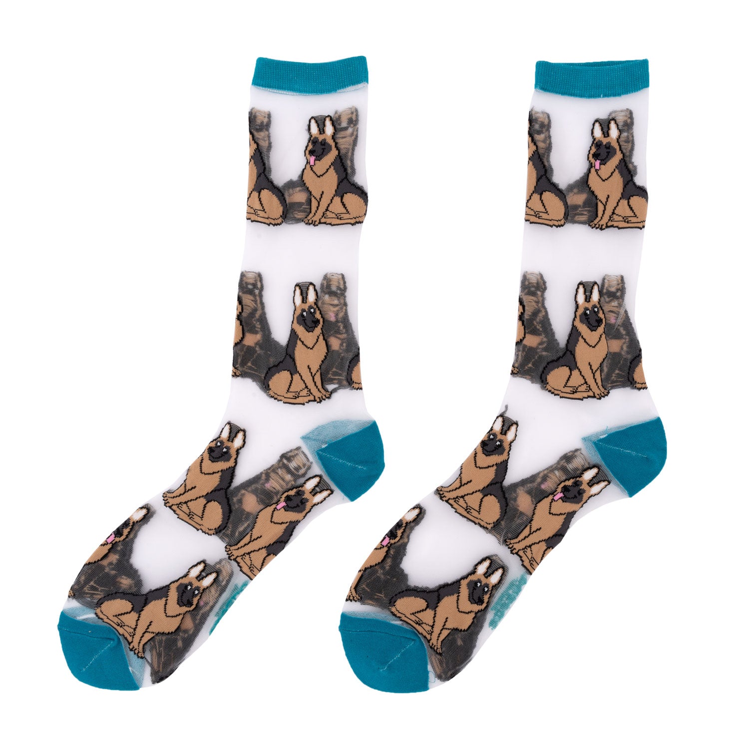 German Shepherd Sheer Socks - COUCOU SUZETTE