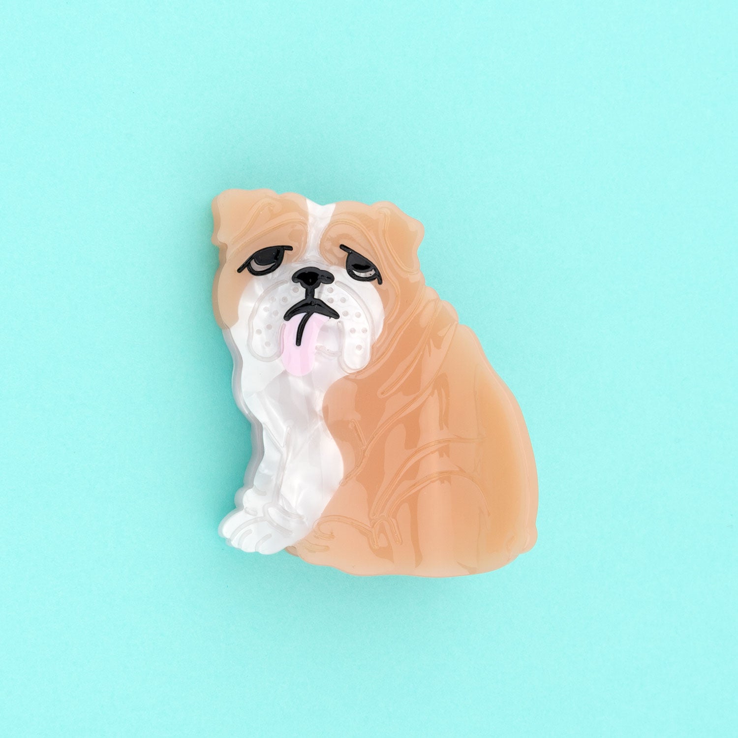 Pince à cheveux Bouledogue Anglais - COUCOU SUZETTE