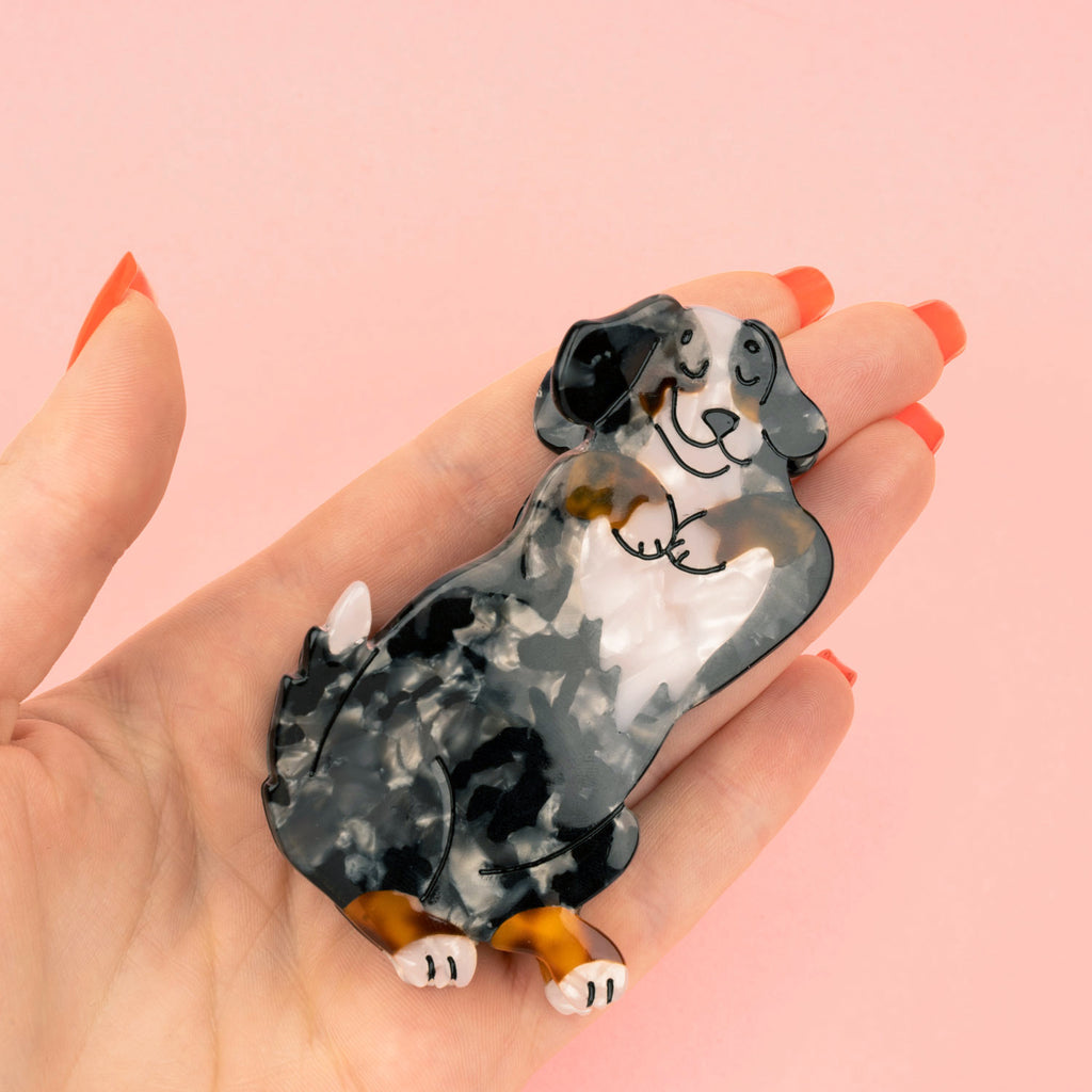 Bernese Mountain Dog Hair Clip - COUCOU SUZETTE