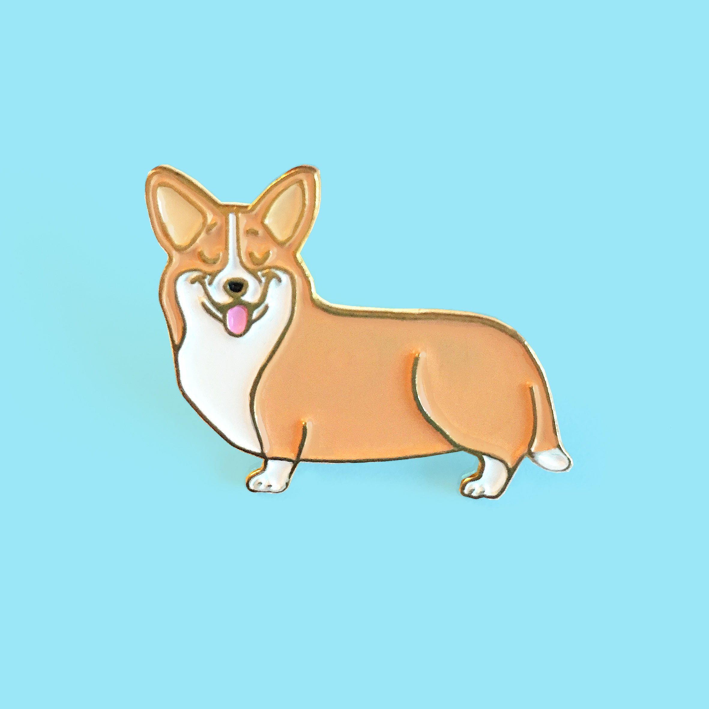 Corgi Pin - HELLO SUZETTE