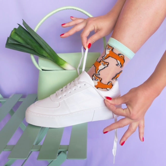 Chaussettes transparentes Shiba - COUCOU SUZETTE