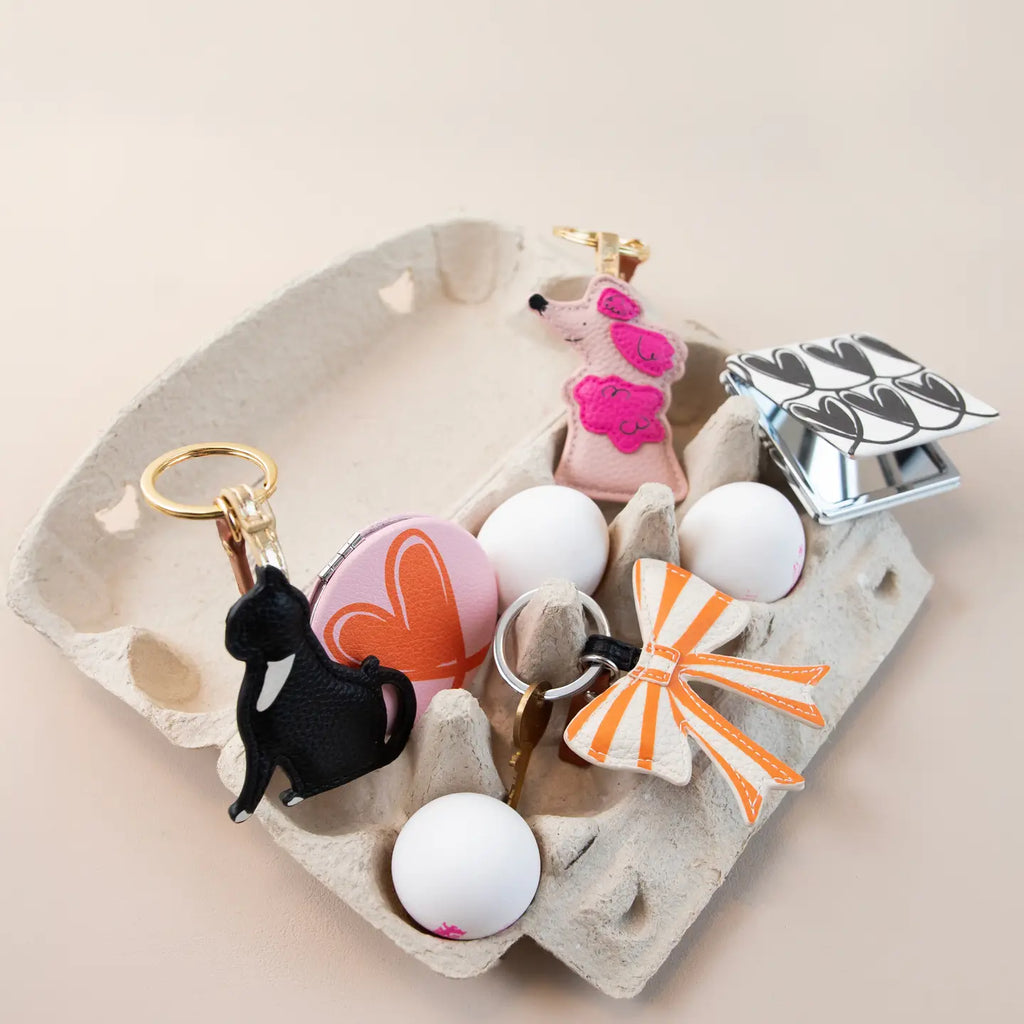 Porte-clés caniche rose - CAROLINE GARDNER