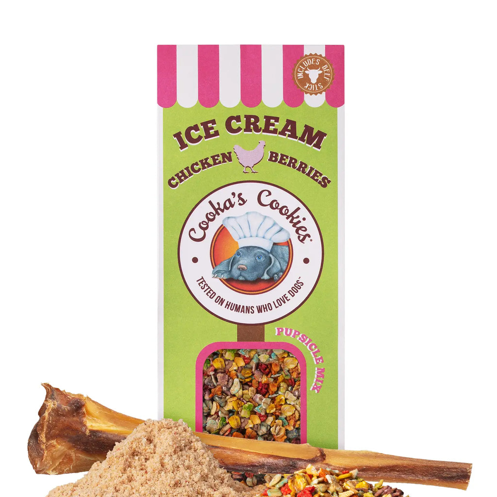Mélange pour glace à la vraie viande pour chats et chiens - COOKA'S COOKIES