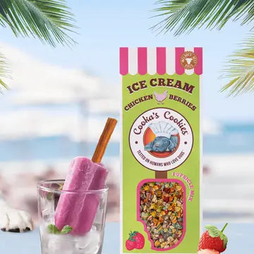 Mélange pour glace à la vraie viande pour chats et chiens - COOKA'S COOKIES