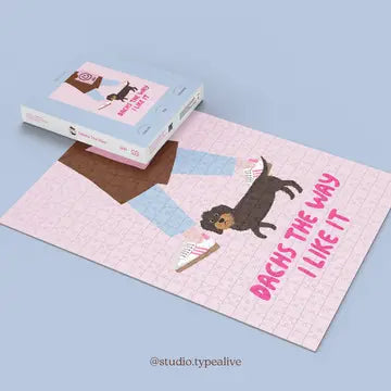 Puzzle "Dachs the way I like it" - TYPEALIVE