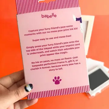 Kit d'empreintes de pattes - BABELLE FOR DOGS