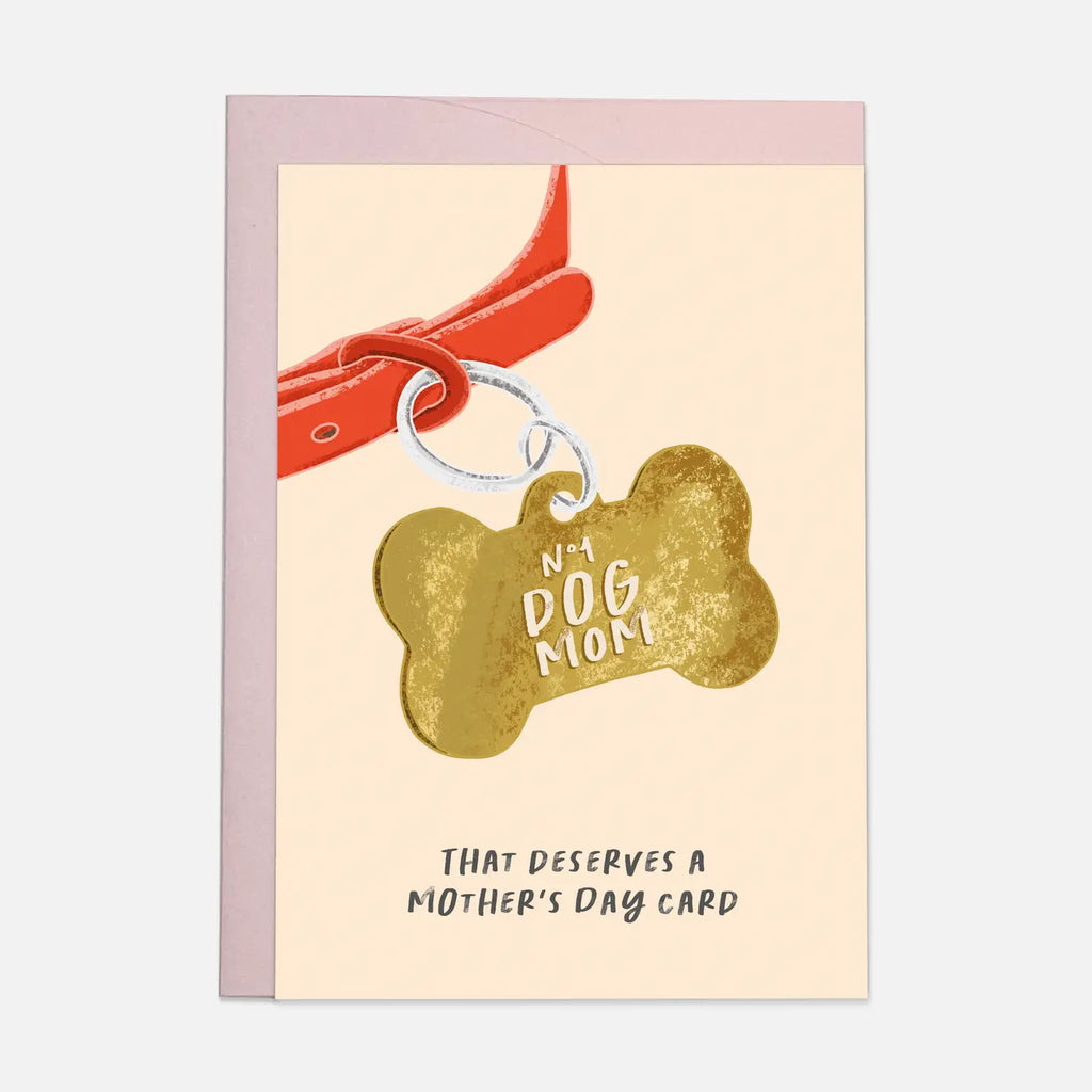 Carte "N°1 Dog Mom" - KAART BLANCHE