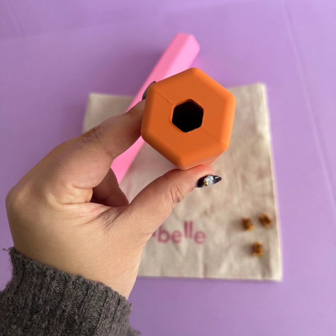 Tube à friandises orange - BABELLE FOR DOGS