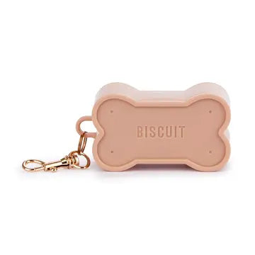 Distributeur de sacs en forme de biscuit beige - BALVI